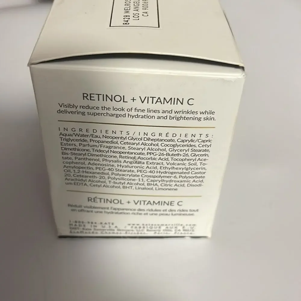 Kate Somerville +RETINOL VITAMIN C MOISTURIZER 1.7oz FREE GIFT